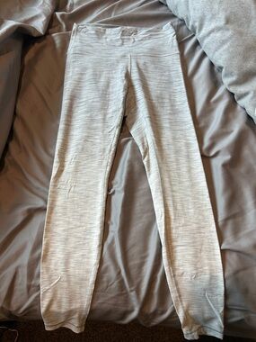 lululemon athletica Light Heather Gray Stretch Leggings